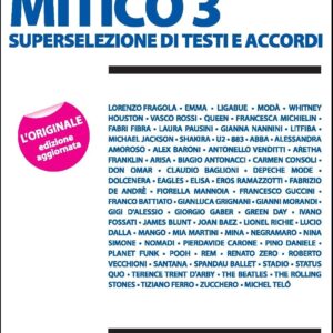 Canzoniere Mitico 3 superselezione di testi accordi MB265