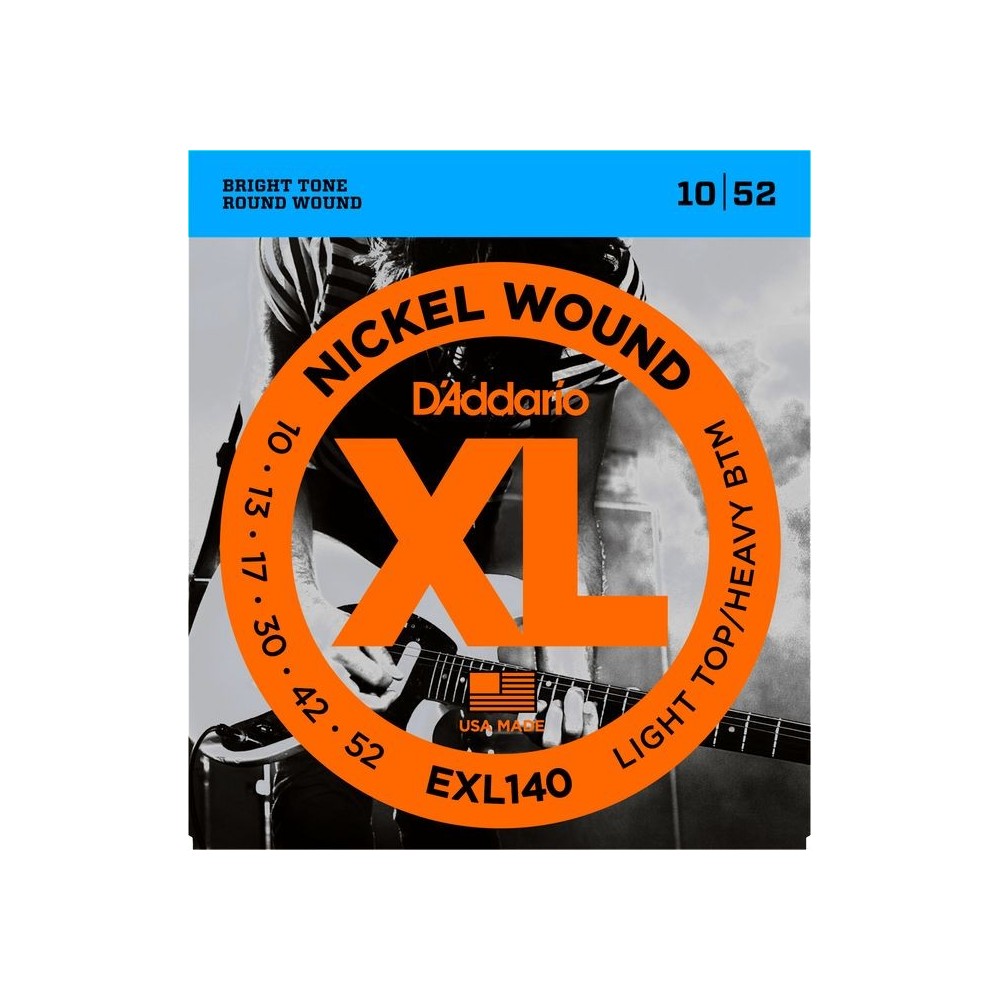 D'addario EXL140 Light Top 010 052 Electric Guitar Strings