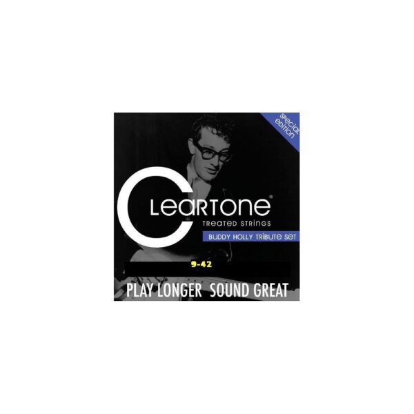 Cleartone Electric Guitar Strings 009-042 Buddy Holly Tribute Set