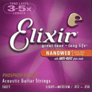 Elixir Acoustic Guitar Strings 12-56 Phosphor Bronze