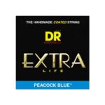 DR PBE-10 Peacocl Blue Electric Guitar Strings 10 46