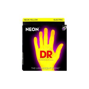 DR NYE-11 Electric Guitar String 11/50 HI-Def Yellow Neon
