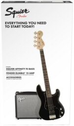 Squier Affinity Precision Bass PJ Pack Black