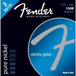 Fender 150R Pure Nickel Regular Electric Guitar Strings 3 Sets Pack