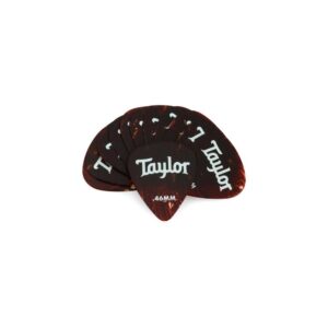 Taylor 80774 Celluloid 351 Picks Tortoise Shell .46