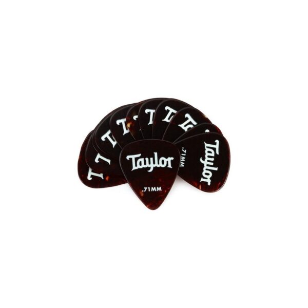 Taylor 80775 Celluloid 351 Picks Tortoise Shell .71