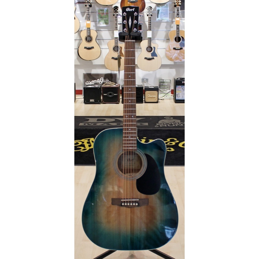 Cort AD825CE CBB Coral Blue Burst