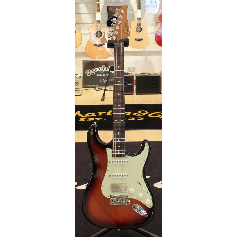 Suhr Classic S Antique Roasted 3 Tone Sunburst