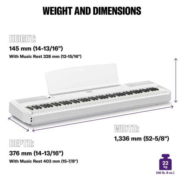 Yamaha P515 White - immagine 7