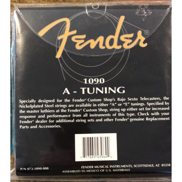 Fender 1090 Bajo Sexto Telecaster A-tuning Strings Set