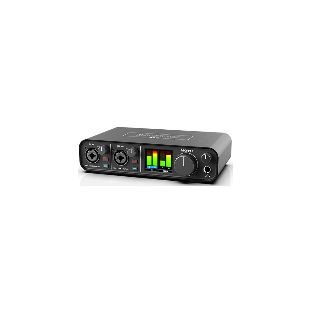 Motu M2 2x2 USB-C Audio Interface with XLR-XLR Cable Bundle 839128006119