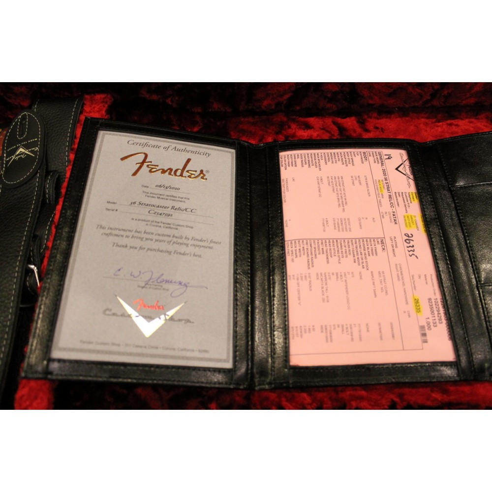 Fender 1960 Stratocaster Heavy Relic Aged Black Custom Shop