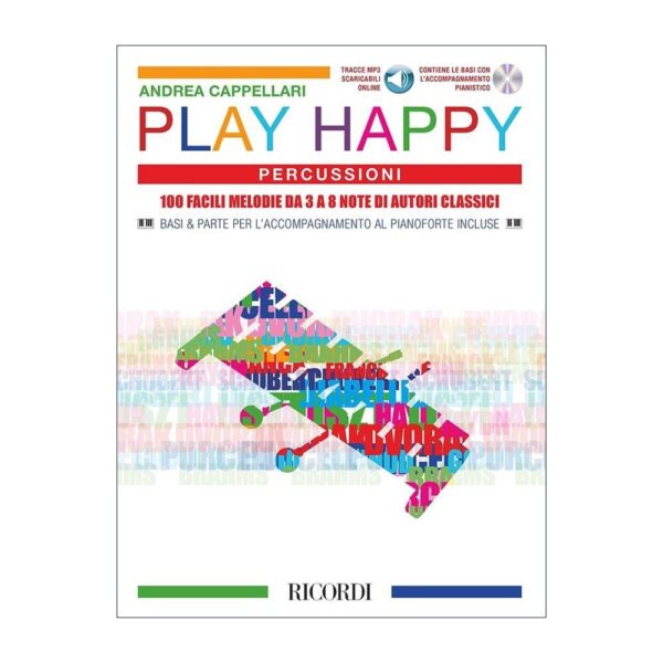 Play Happy Percussioni A.Cappellari ER3060 + CD + Tracce MP3