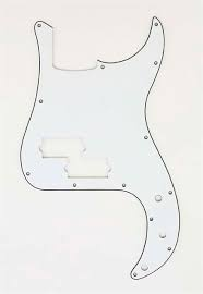 All-Parts-PG-0750-035-White-3-Ply-Pickguard-P-Bass
