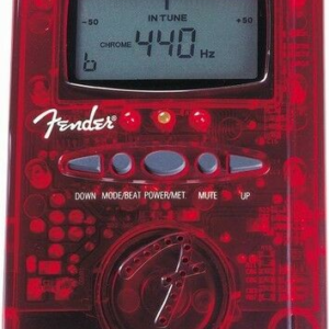 Fender-MT-1000-Digital-MetronomeTuner-Red