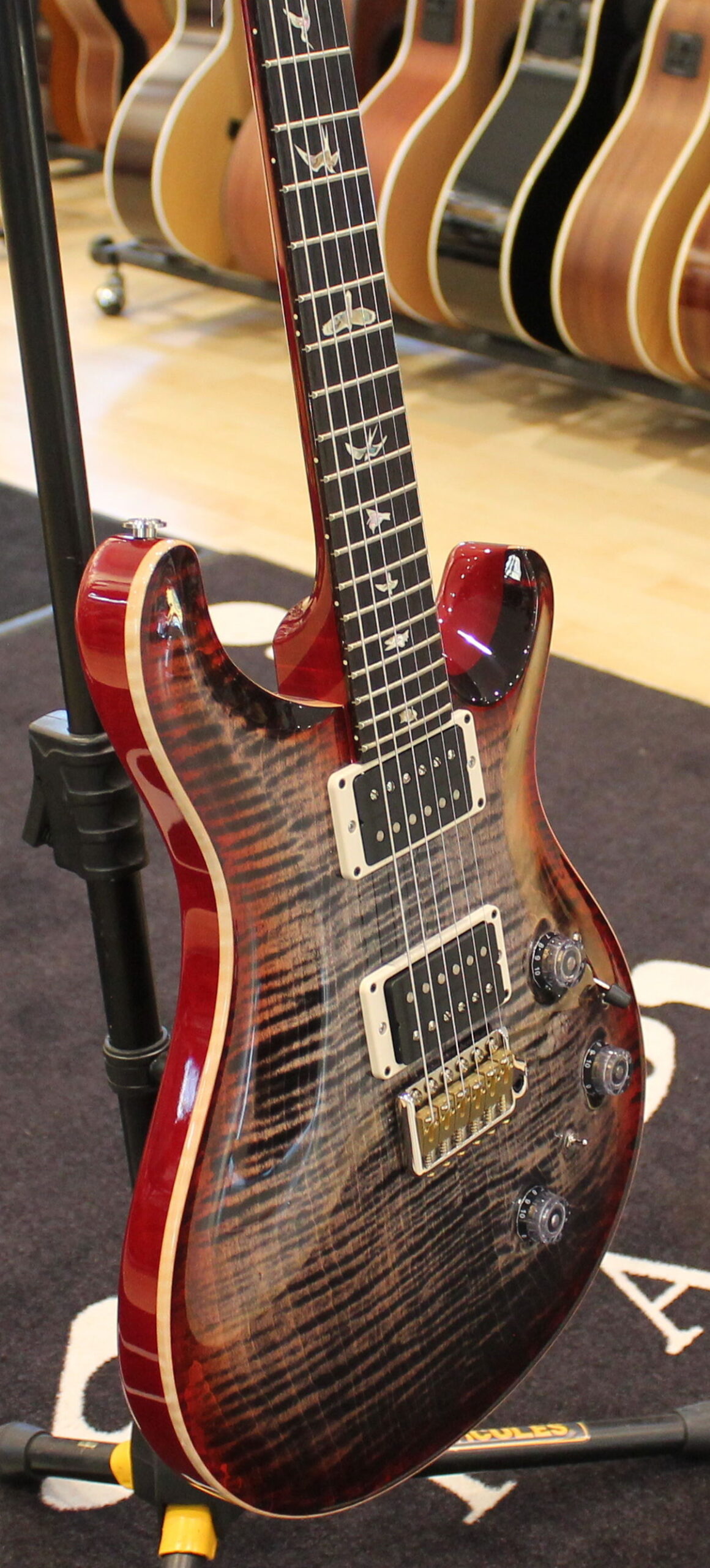 Paul Reed Smith Custom 24 Charcoal Cherry Burst Thin Piezo - immagine 2