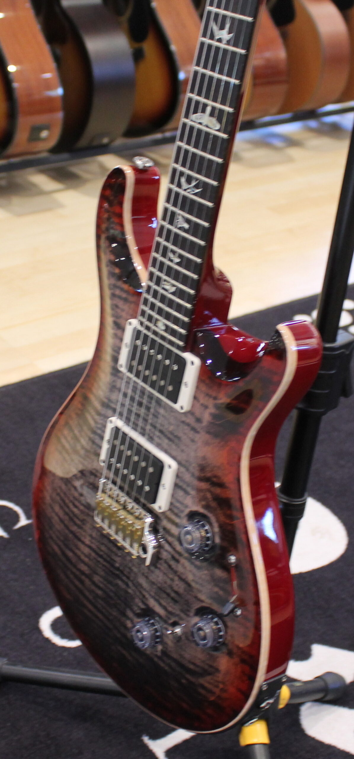 Paul Reed Smith Custom 24 Charcoal Cherry Burst Thin Piezo - immagine 4