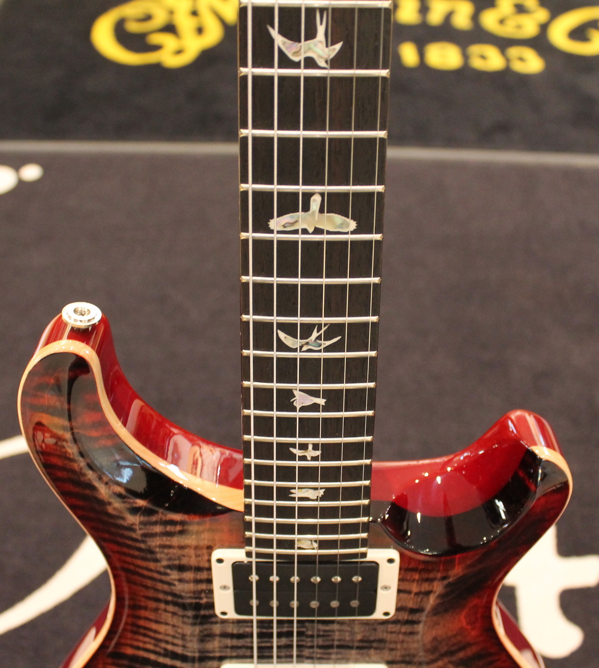 Paul Reed Smith Custom 24 Charcoal Cherry Burst Thin Piezo - immagine 6