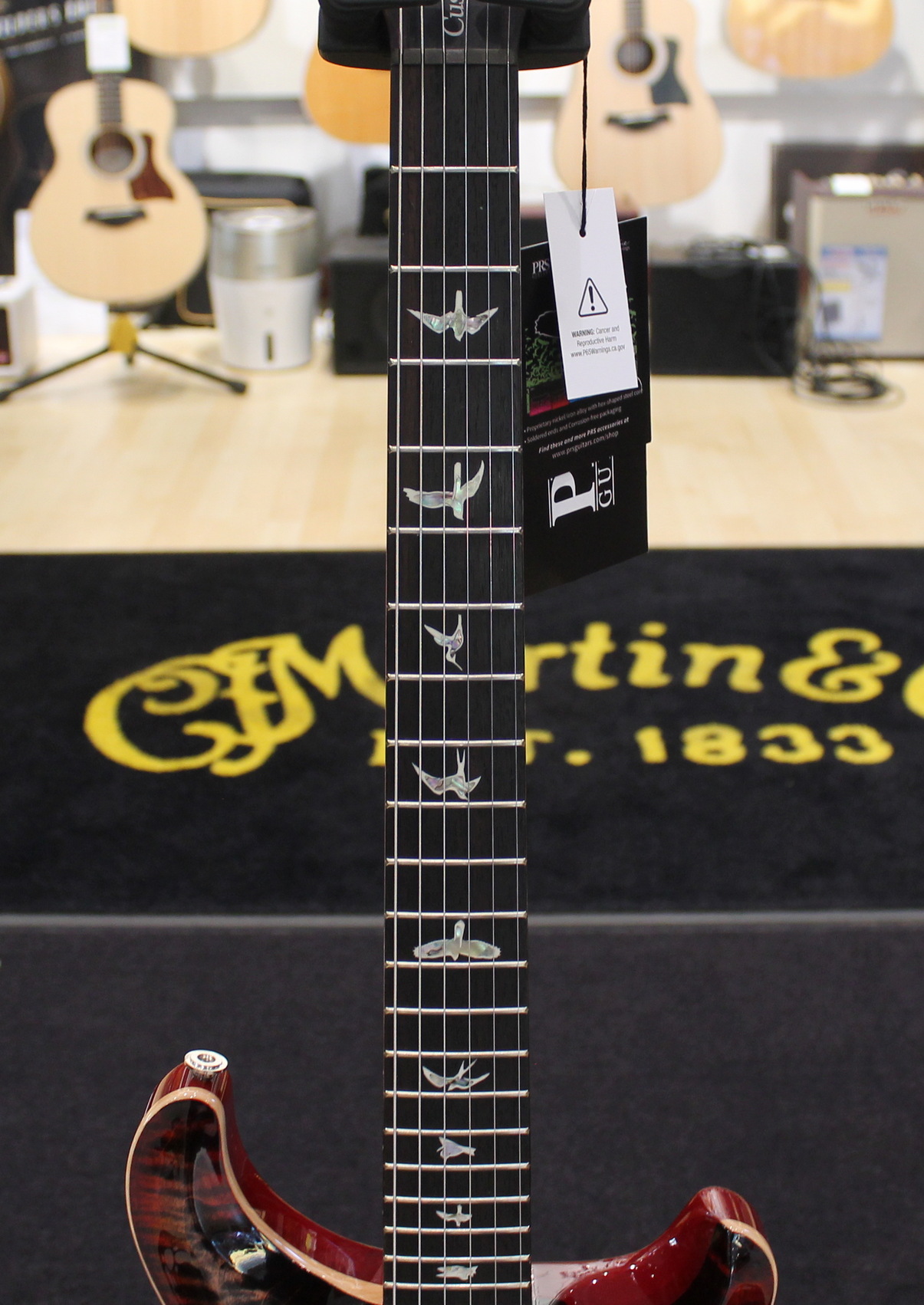 Paul Reed Smith Custom 24 Charcoal Cherry Burst Thin Piezo - immagine 7