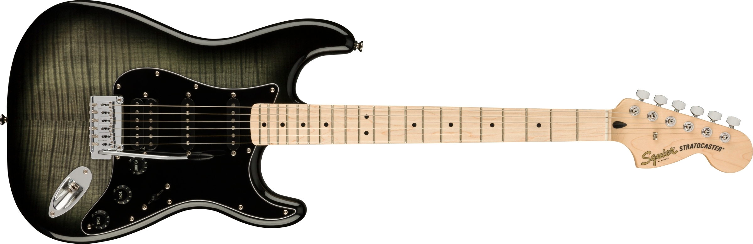 Squier Affinity Series Stratocaster FMT HSS Black Burst