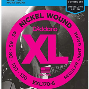 D'Addario Bass Strings EXL170-5 45-130