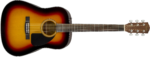 Fender CD-60 Dread V3 DS Sunburst