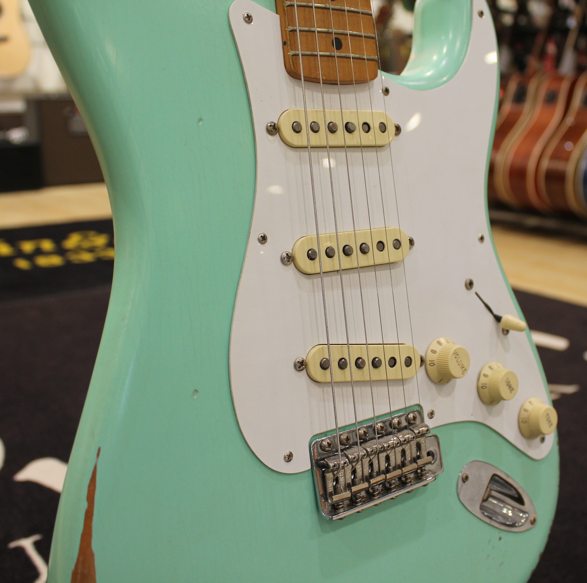 Fender Stratocaster Vintera '50 Road Worn Seafoam Green USATO cod. 117321 - immagine 3
