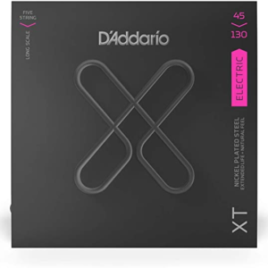 D'Addario XTB45130 45-130 Regular Light 5-String / Long Scale Set
