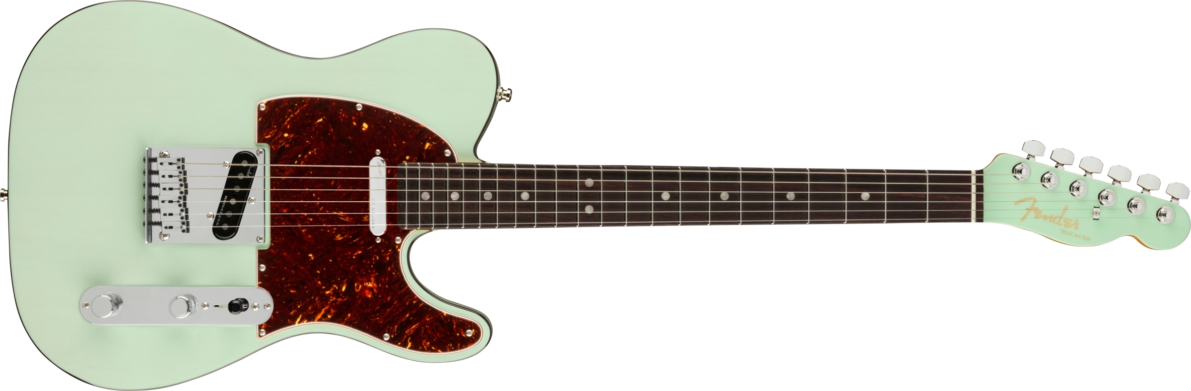 Fender American Ultra Luxe Telecaster Transparent Surf Green