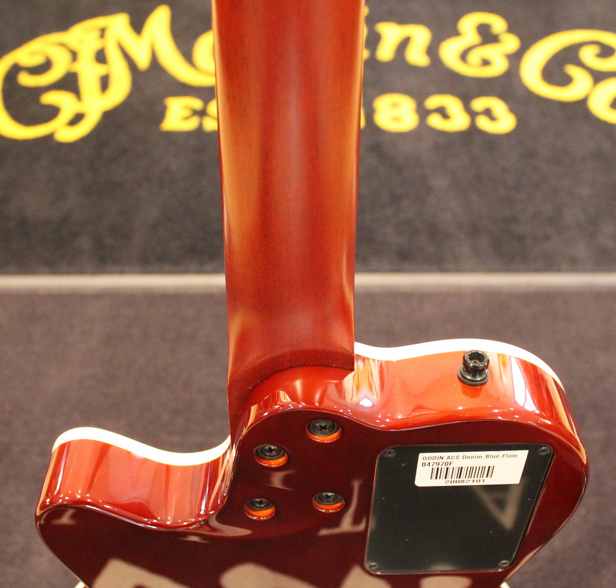 Godin ACS Nylon Denim Blue Flame USATO cod. 23422 - immagine 11