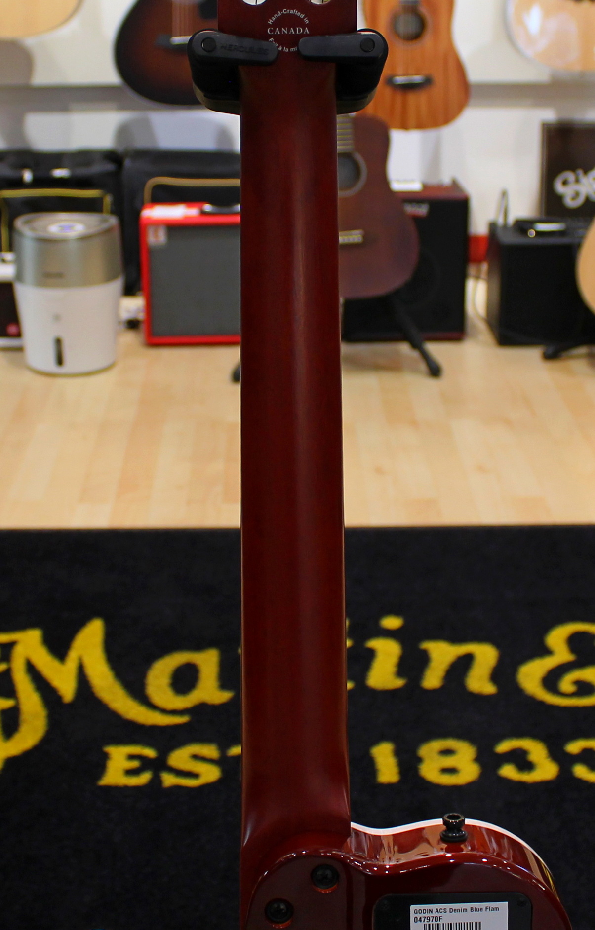 Godin ACS Nylon Denim Blue Flame USATO cod. 23422 - immagine 12