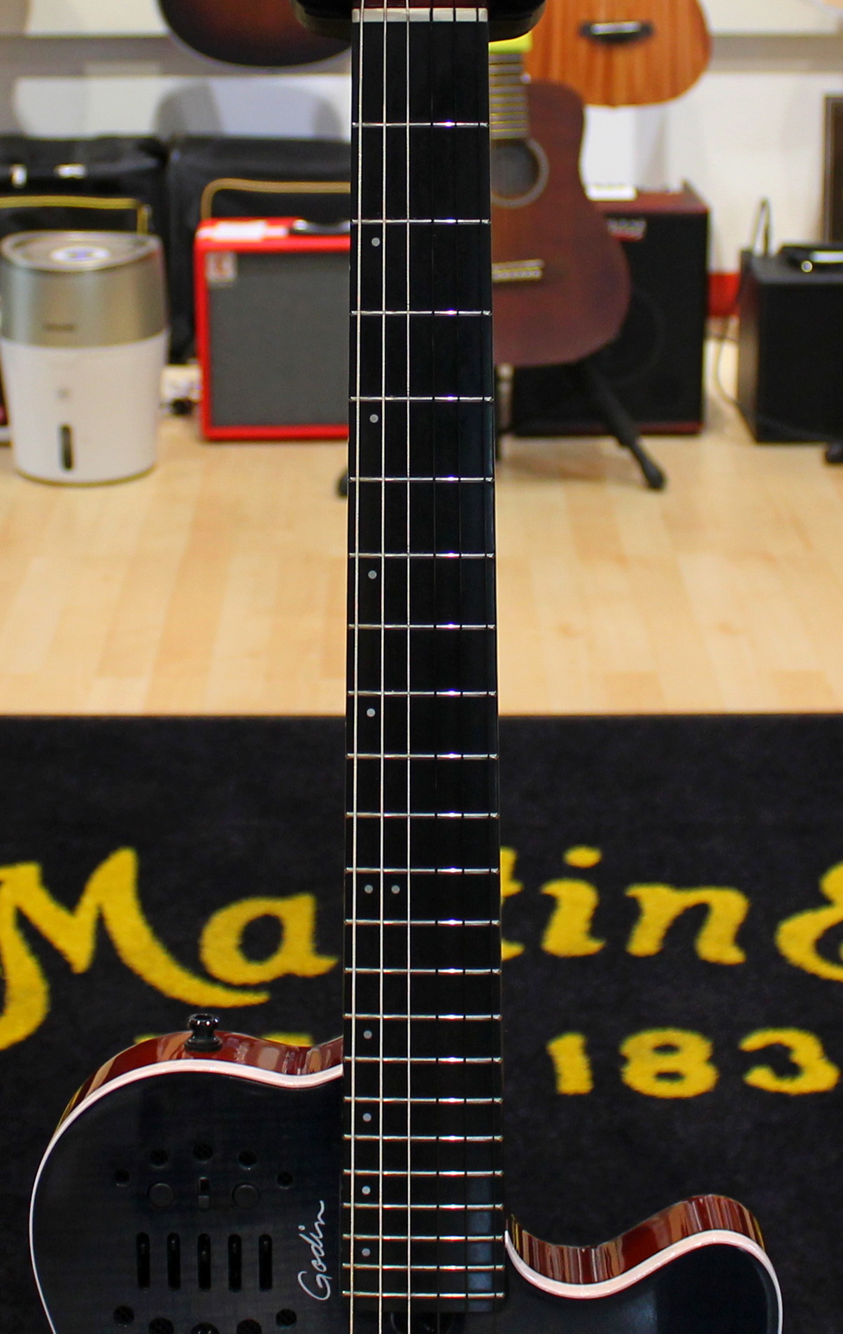 Godin ACS Nylon Denim Blue Flame USATO cod. 23422 - immagine 6