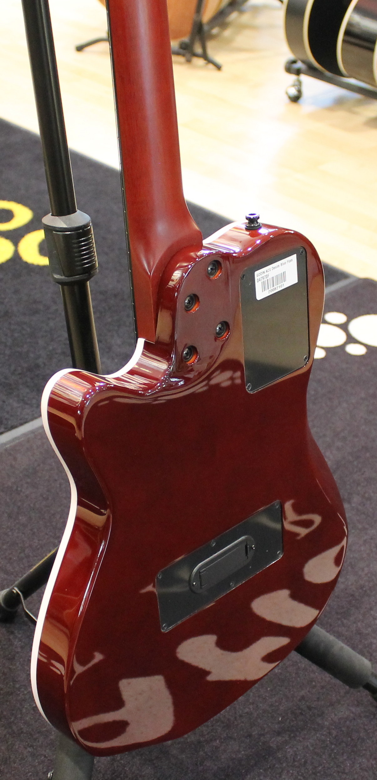 Godin ACS Nylon Denim Blue Flame USATO cod. 23422 - immagine 9