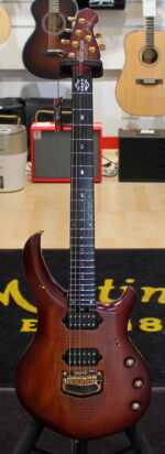 Music Man Majesty Artisan Marrone Ebony Fingerboard Gold Hardware EX DEMO