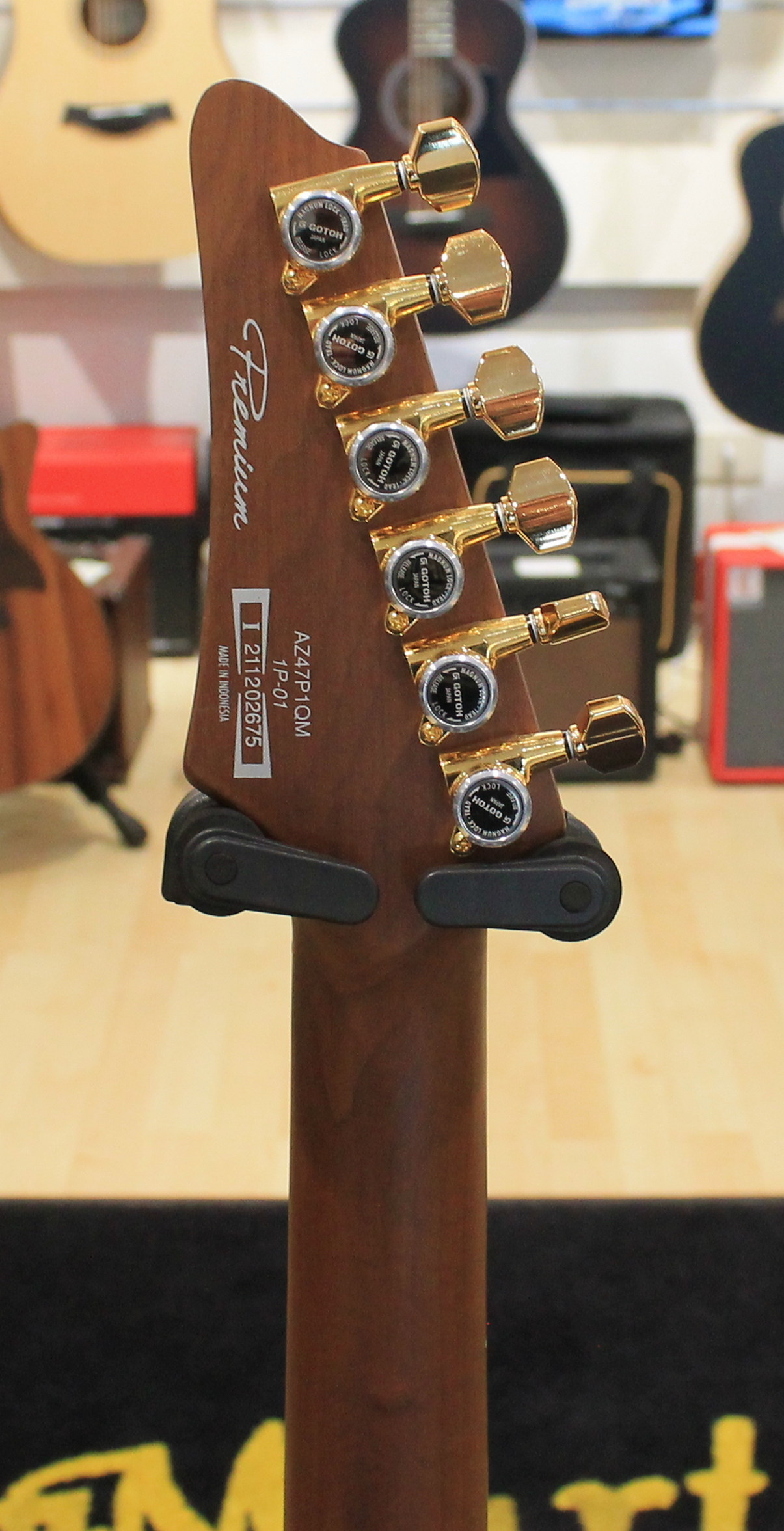 Ibanez AZ47P1QM-BIB Black Ice Burst EX DEMO - immagine 13