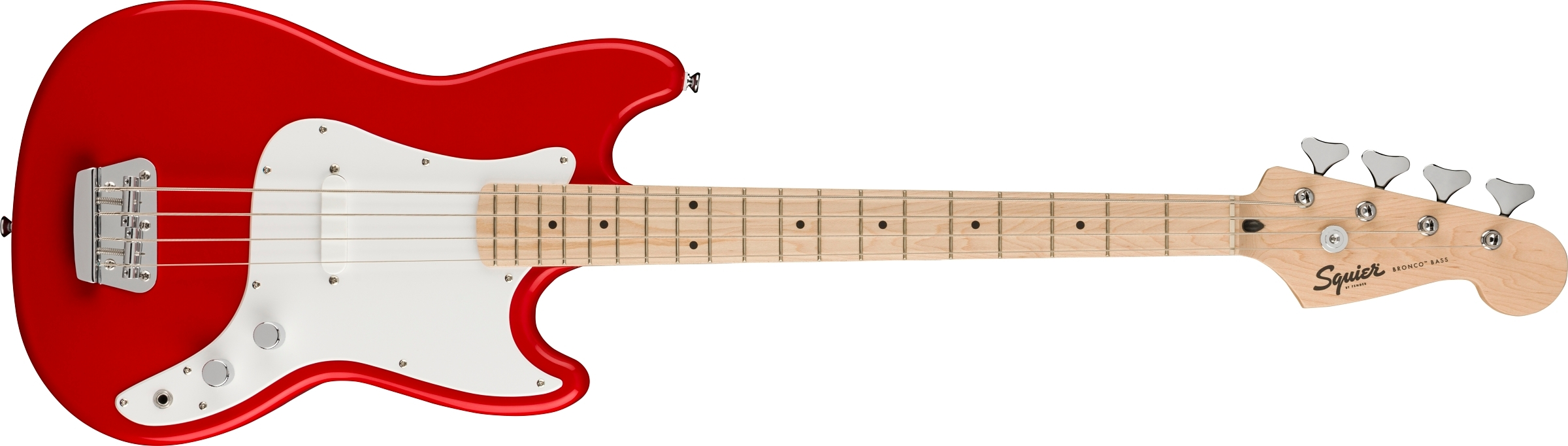 Squier Bronco Bass Torino Red