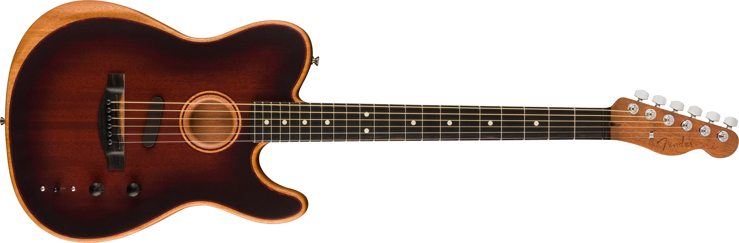 Fender American Acoustasonic Telecaster All-Mahogany Bourbon Burst