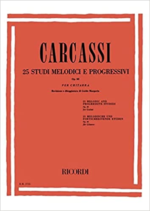 Carcassi 25 Studi Melodici e Progressivi Op.60 ER2735
