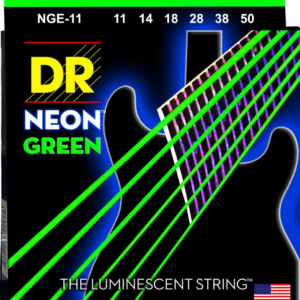 DR NGE-11 Electric Guitar Strings 11/50 Green Neon