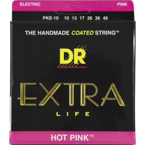 DR PKE-10 Electric Guitar String Pink 10/46
