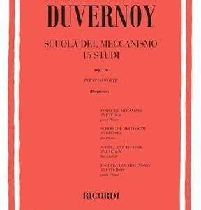 Duvernoy Op.120 Scuola del Meccanismo 15 Studi ER641