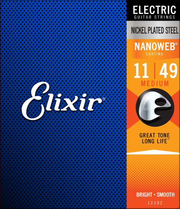Elixir Electric Guitar Strings Medium 011-049 12102