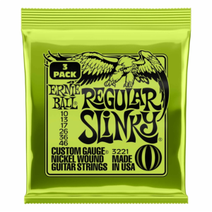 Ernie Ball Regular Slinky 3-Pack Guitar Strings 3221