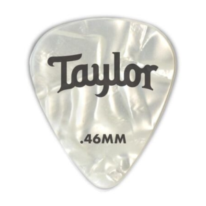 Taylor 80714 Celluloid 351 Picks White Pearl .96