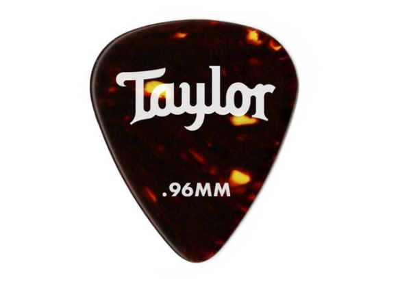 Taylor 80776 Celluloid 351 Picks Tortoise Shell .96