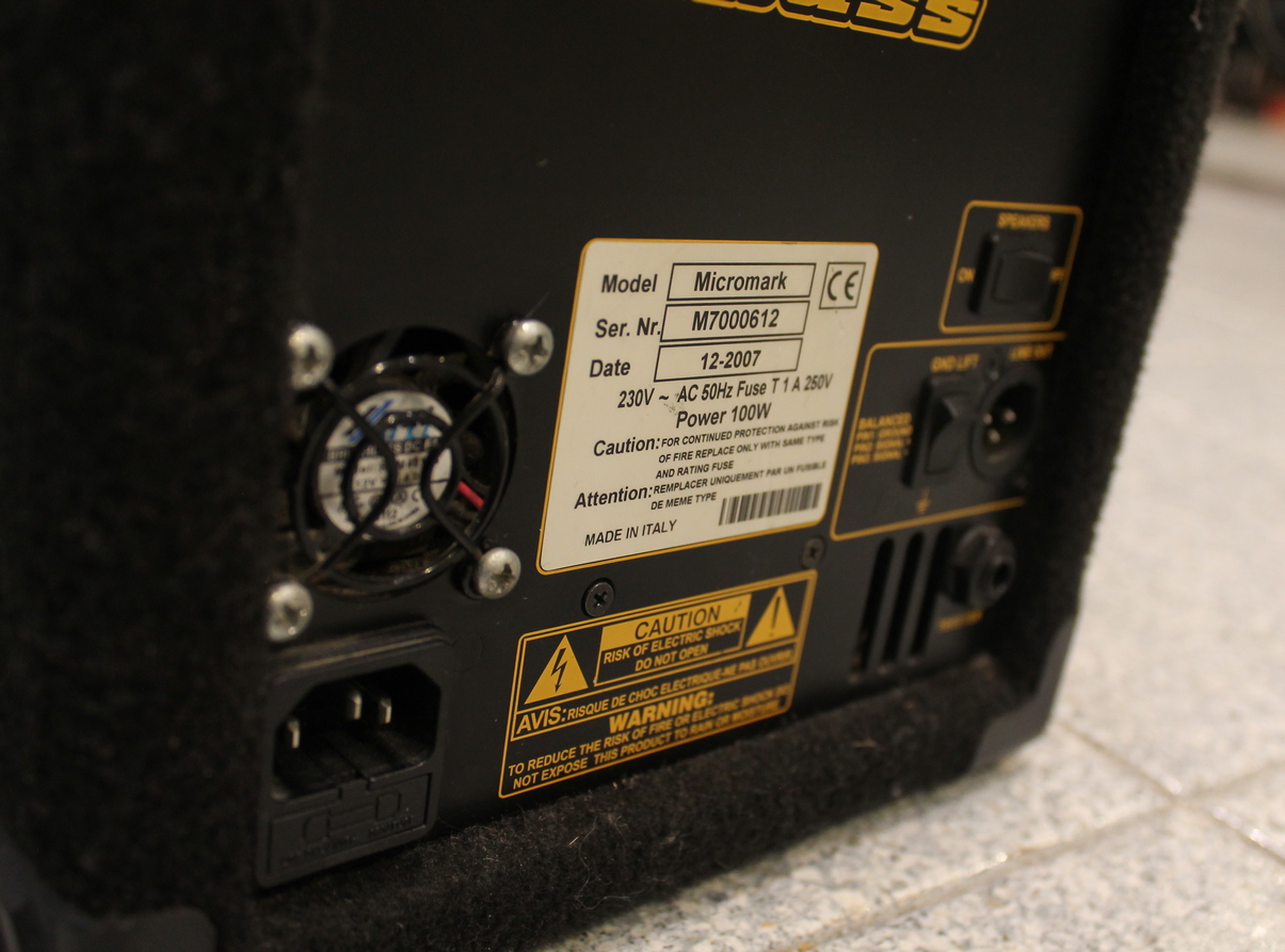 Mark Bass MicroMark USATO cod. 114922 - immagine 5