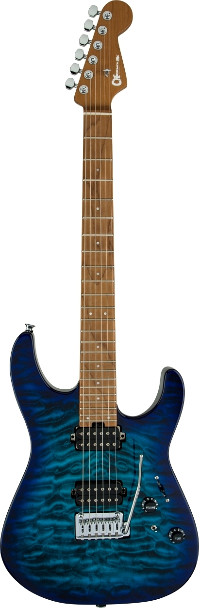 Charvel Pro-Mod DK24 HH 2PT CM QM Chlorine Burst