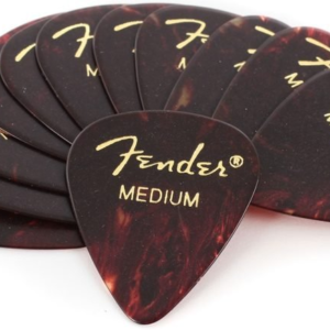 Fender Classic Celluloid Picks 351 Shell Medium