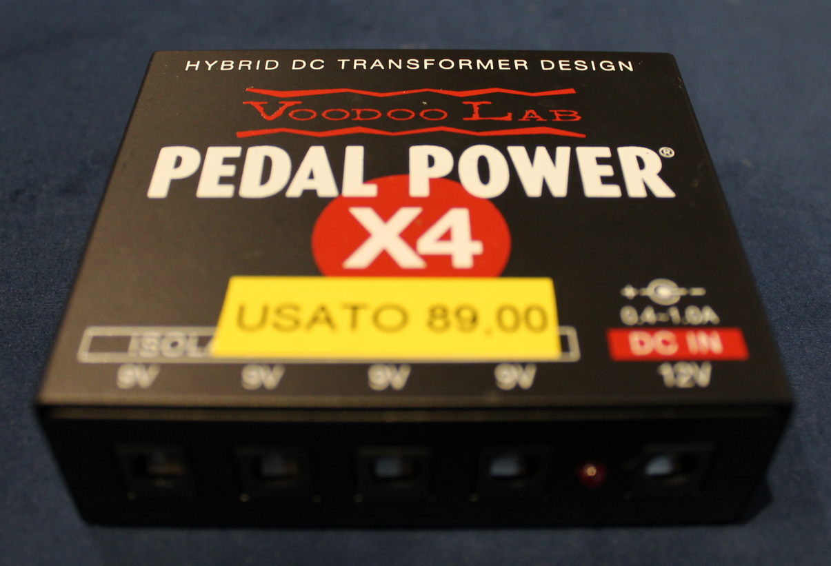 Voodoo Lab Pedal Power x4 USATO cod. 6023 < Lenzotti Strumenti