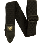Ernie Ball 5341 Black Checkers Jacquard Strap